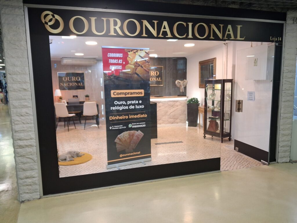 Loja de compra de ouro na Ouro nacional